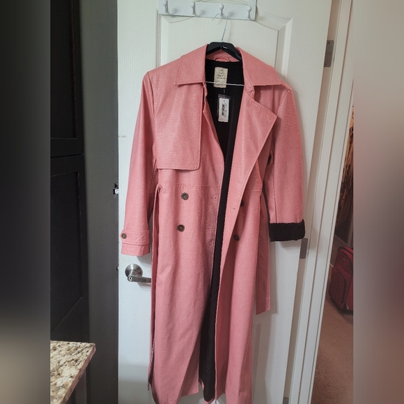 Free People Morrison Vegan Trench Coat - Picture 4 of 4